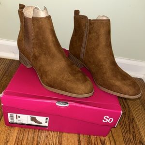 Ankle boots perfect for fall, Sonoma brand from kohls, size 9 color tan